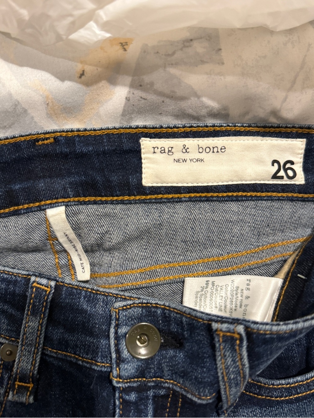 Rag & Bone Straight Skinny Jeans